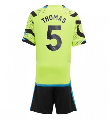 Arsenal Thomas Partey #5 Bortedraktsett Barn 2023-24 Kortermet (+ Korte bukser)